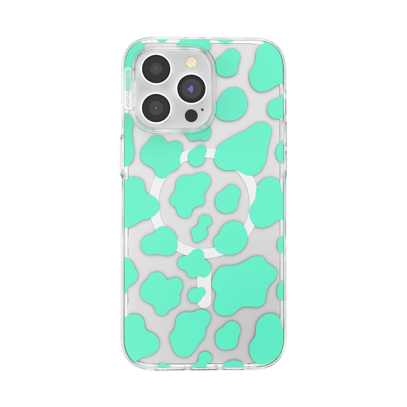 Turquoise Cow Cow — iPhone 15 Pro Max MagSafe Case image number 0